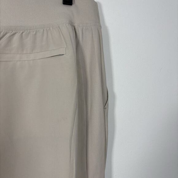 Athleta Brooklyn Ankle Jogger Pants Women 18 Light Khaki Tan Athleisure City NWT - Picture 8 of 10